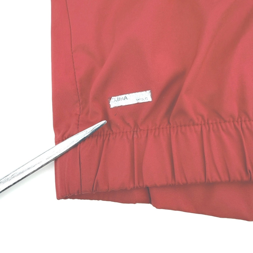 Adidas Golf Windshirt Jacket Mens XL Red 1/4 Zip Pockets Short Sleeve Waterford - Picture 2 of 13